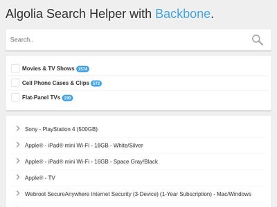 backbone search
