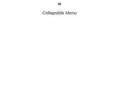 collapse menu