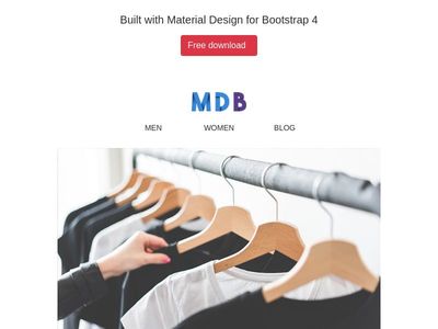 Bootstrap Responsive Email Templates - Material Design & Bootstrap 4