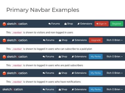 Navbar Examples