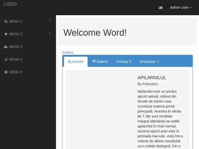 Blog page for bootstrap,HTML, CSS