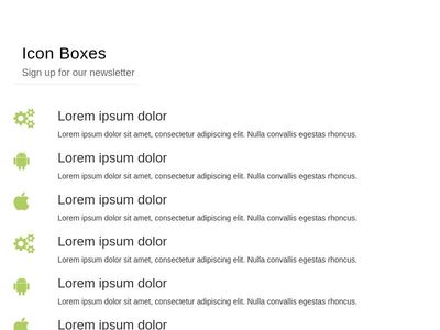icons- left- 6-boxes--title-left -section- template