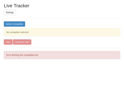 HTML Live tracker