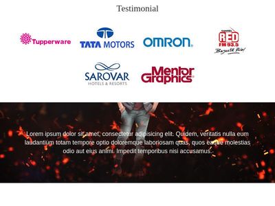 Tab testimonial with parallax scroll and carousel slider with navigation + created by ravi