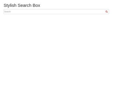Stylish Search Box