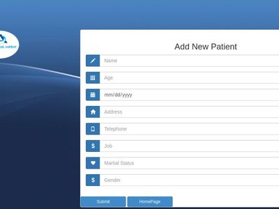Add New Patient Page