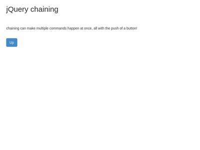 TEST: jQuery chaining