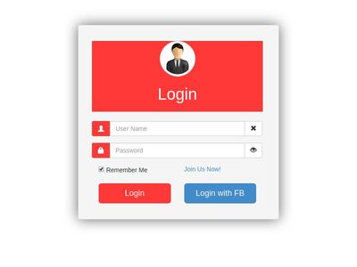 Login With Show/Hide Password Feature