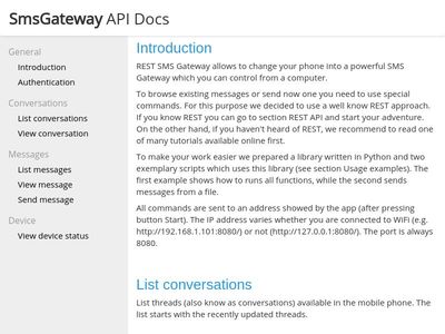 gateway sms