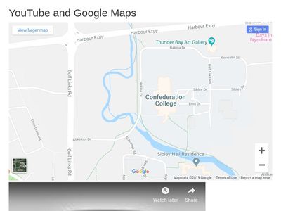 YouTube and Google Maps Responsive