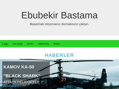 Bootstrap HTML Responsive Templates V 0.1 | Ebubekir Bastama