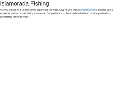 Islamorada Fishing