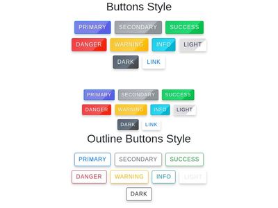 Bootstrap 4 Gradients Button Animate