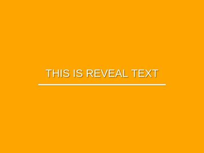 text animation reveal