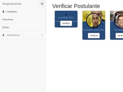 Verificar postulante