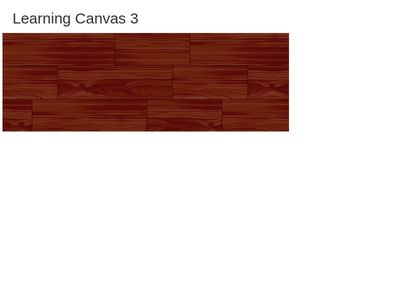 Learning Canvas 3