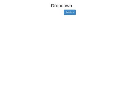 dropdown in bootstrap 3