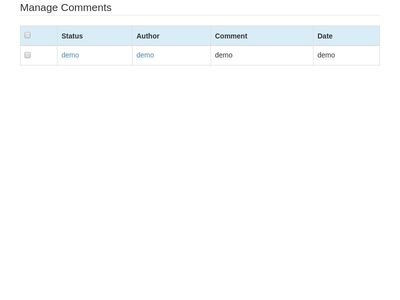 4. Manage comments os-class