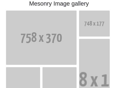 mesonry image gallery
