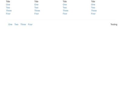 Footer for Bootstrap 3