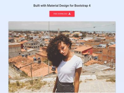 "Bootstrap Cards - Material Design & Bootstrap 4" {Manish Yadav}
