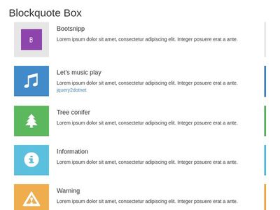 Blockquote Box
