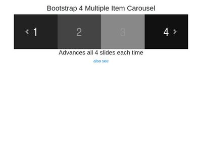 Bootstrap carousel