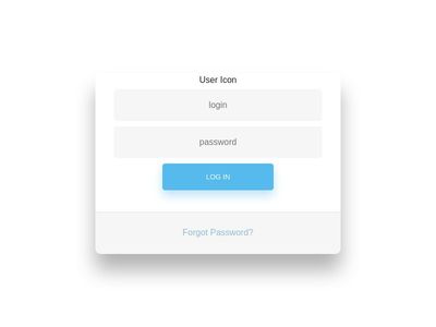 Template authentification bootstrap