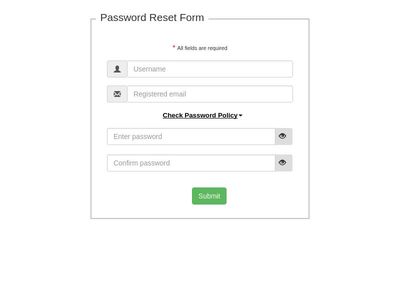 Login with Javascript Password Strenght