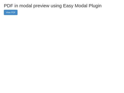 PDF in modal using Easy Modal Plugin