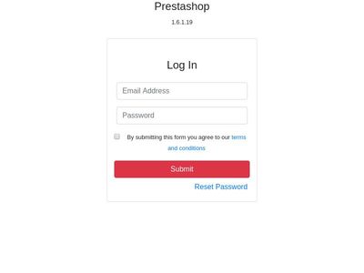 Front Login Page