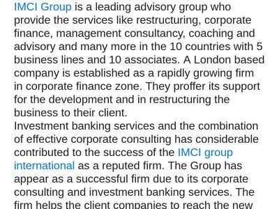 IMCI Group International Ltd