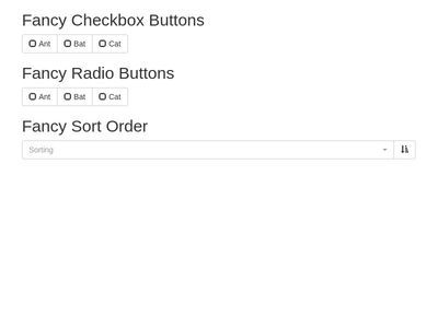 Fancy Radio/Checkbox Buttons
