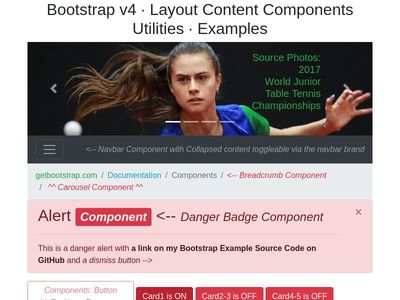 Bootstrap Collapse Examples