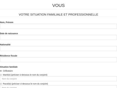 Situation familiale et professionnelle