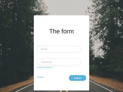 Login page form