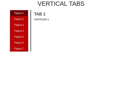 Vertical tabs