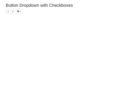 Button Dropdown with Checkboxes
