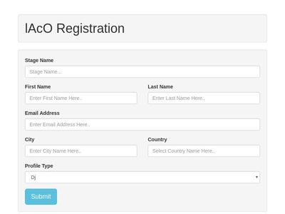 Laco Registration