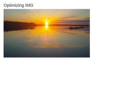 Optimizing IMG