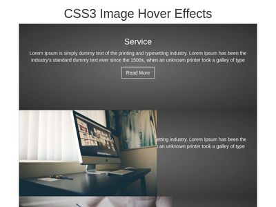 CSS3 Image Hover Effects