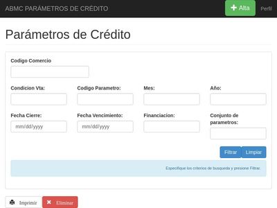 abmc parametros