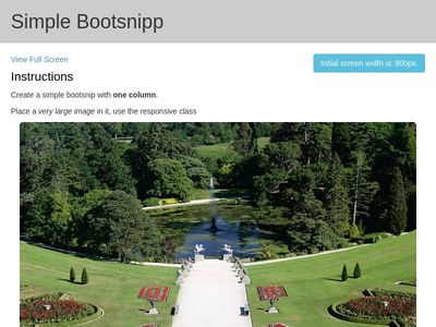 Simple Bootstrap