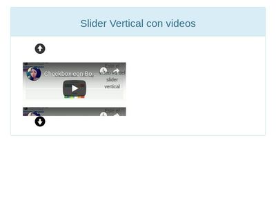 Slider Vertical con videos