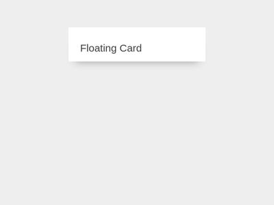 float card