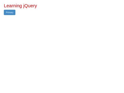 Learning jQuery