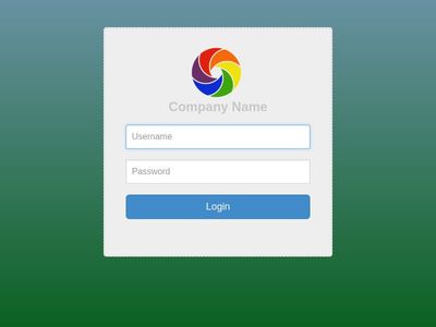 BootStrap Simple Login
