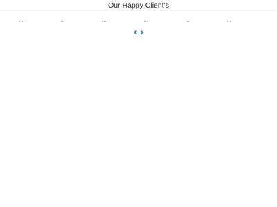 Happy Clients slider