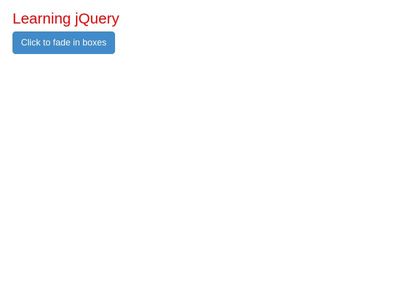 learning jQuery
