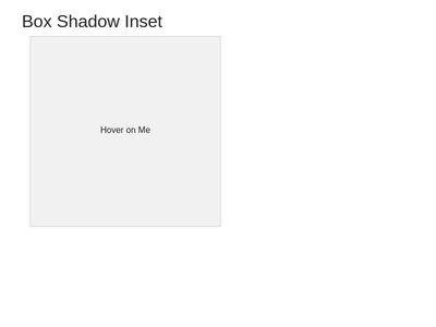 Box-shadow  on hover